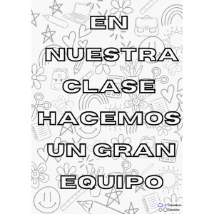 Póster cooperativo inicio de curso