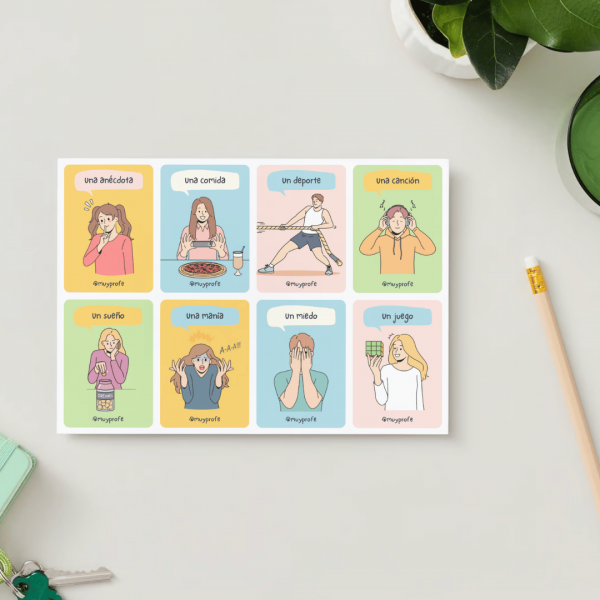 JUEGO DE CARTAS PARA DINÁMICA DE PRENSENTACIÓN