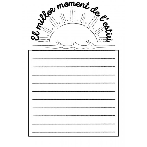Fitxa inci de curs: El millor moment de l'estiu