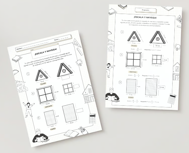 Ficha: actividad de escalas
