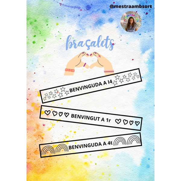 braçalets benvinguda