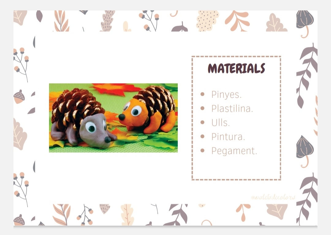 Propostes TARDOR PLÀSTICA