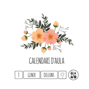 CALENDARI DECORACIONS FLORALS CATALÀ