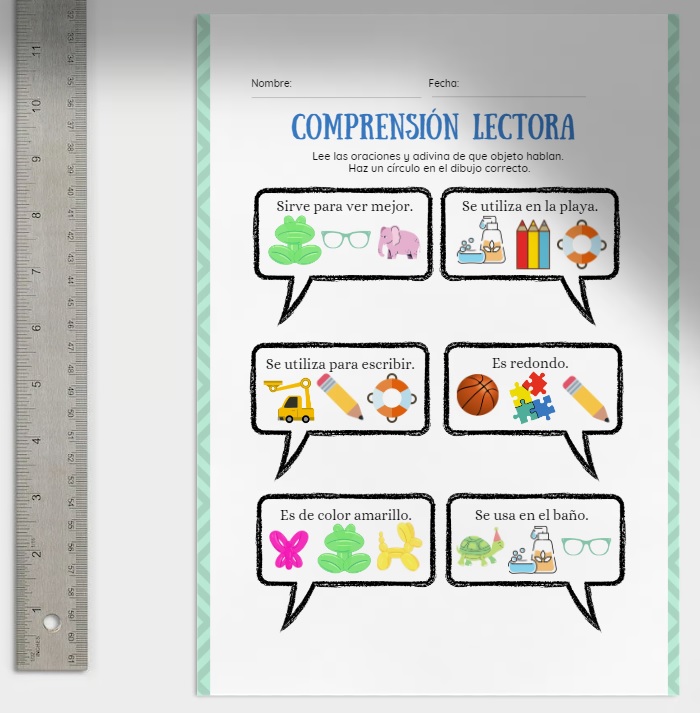 Comprensión lectora - Inicial