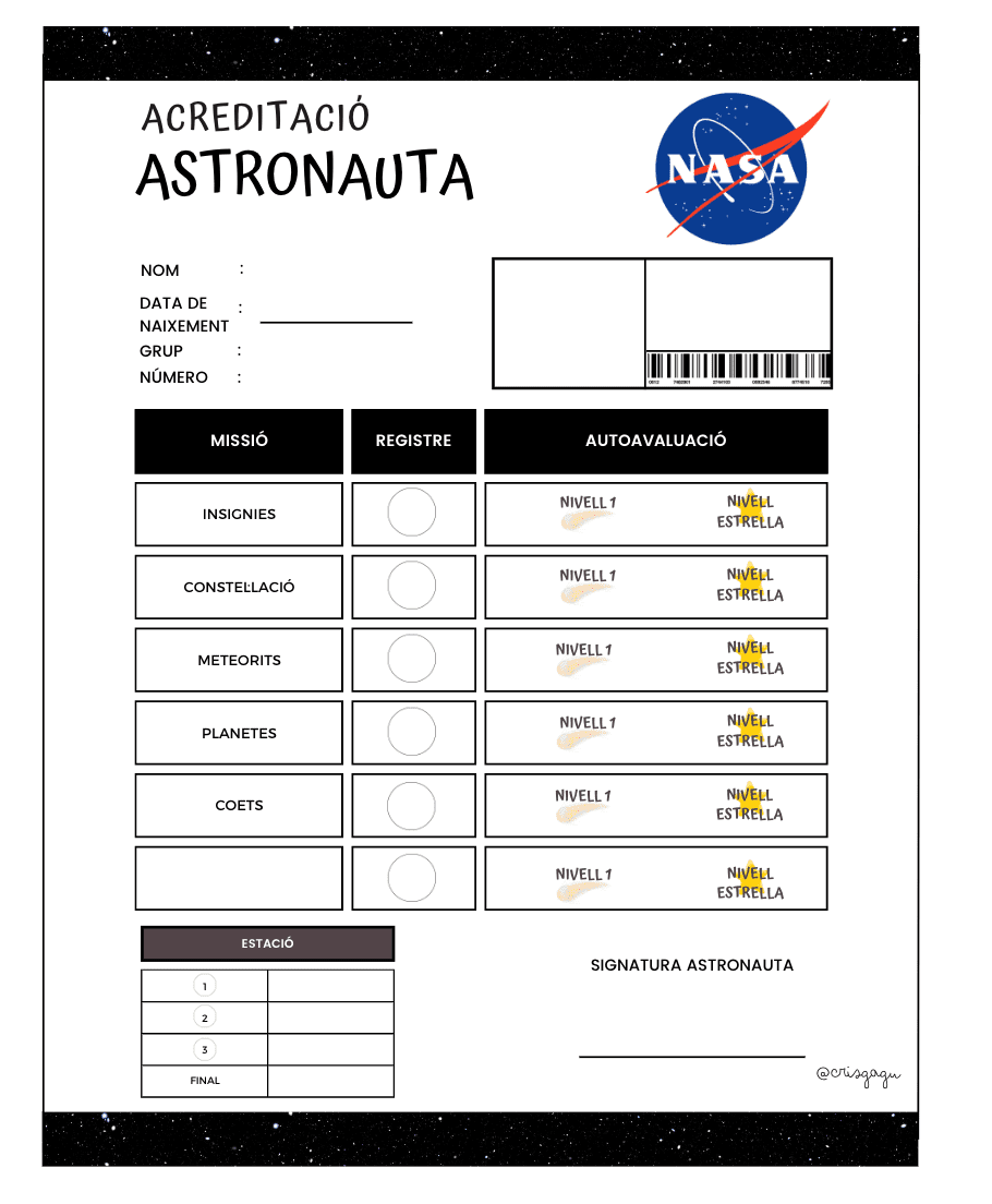 Carnet astronauta