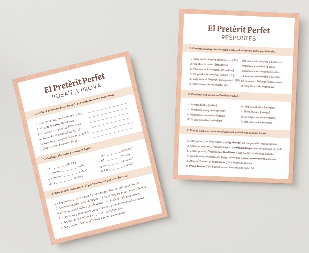 El Pretèrit Perfet: Activitats