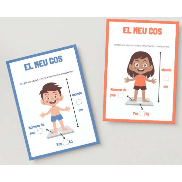 El meu cos: activitats i propostes