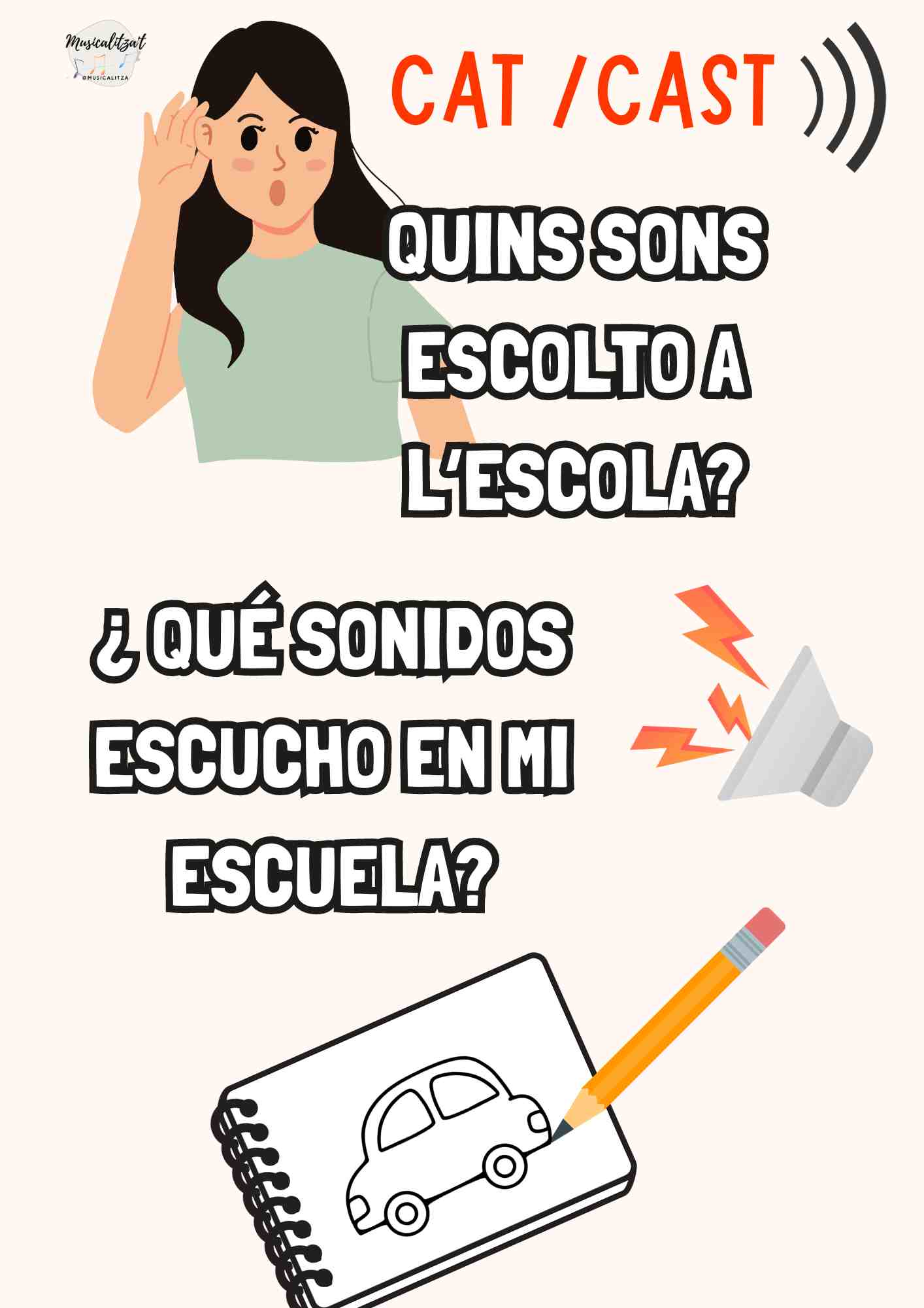 CAT/CAST Sonidos de la escuela / Sons de l'escola @musicalitza