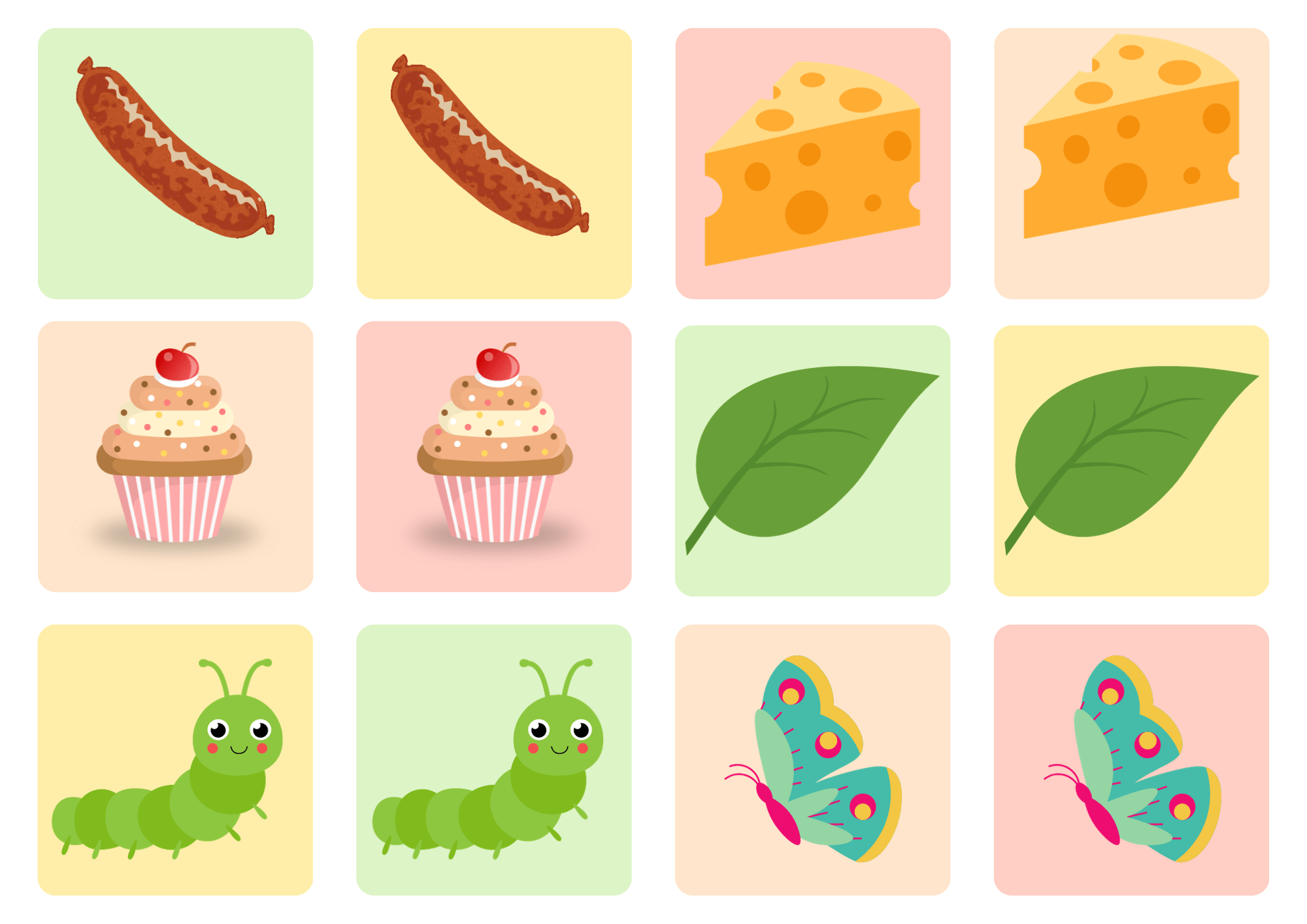 Brown bear what do you see memory cards