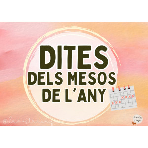 Dites dels mesos de l'any