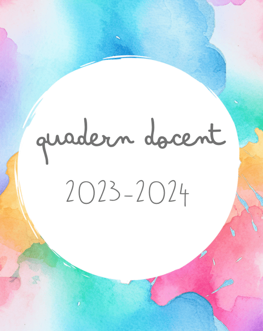 Quadern docent i programació setmanal curs 23-24