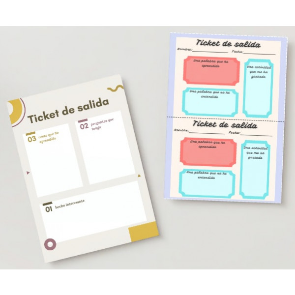 Autoevaluación: Ticket de salida