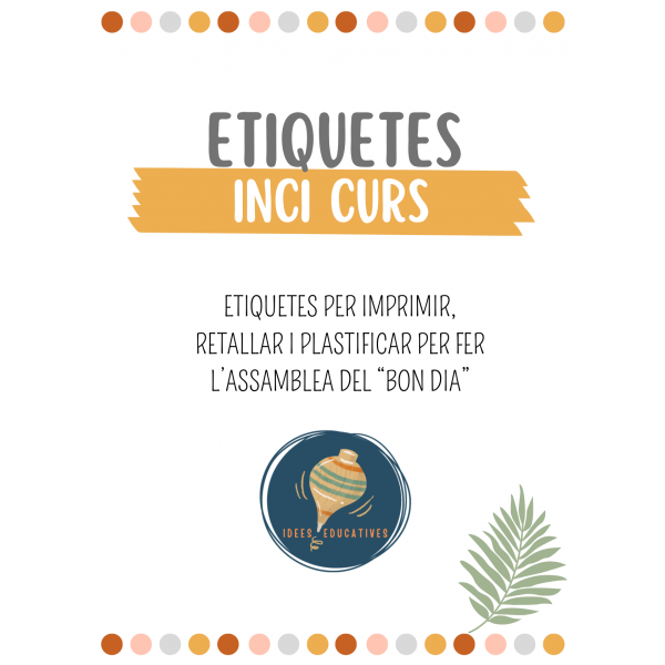 ETIQUETES BON DIA