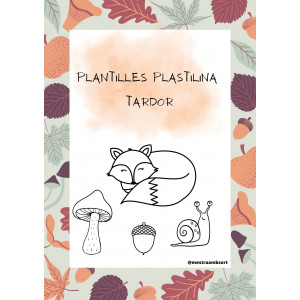 Plantilles plastilina tardor