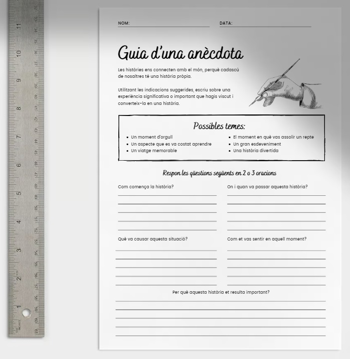 Guia per a escriure una anècdota