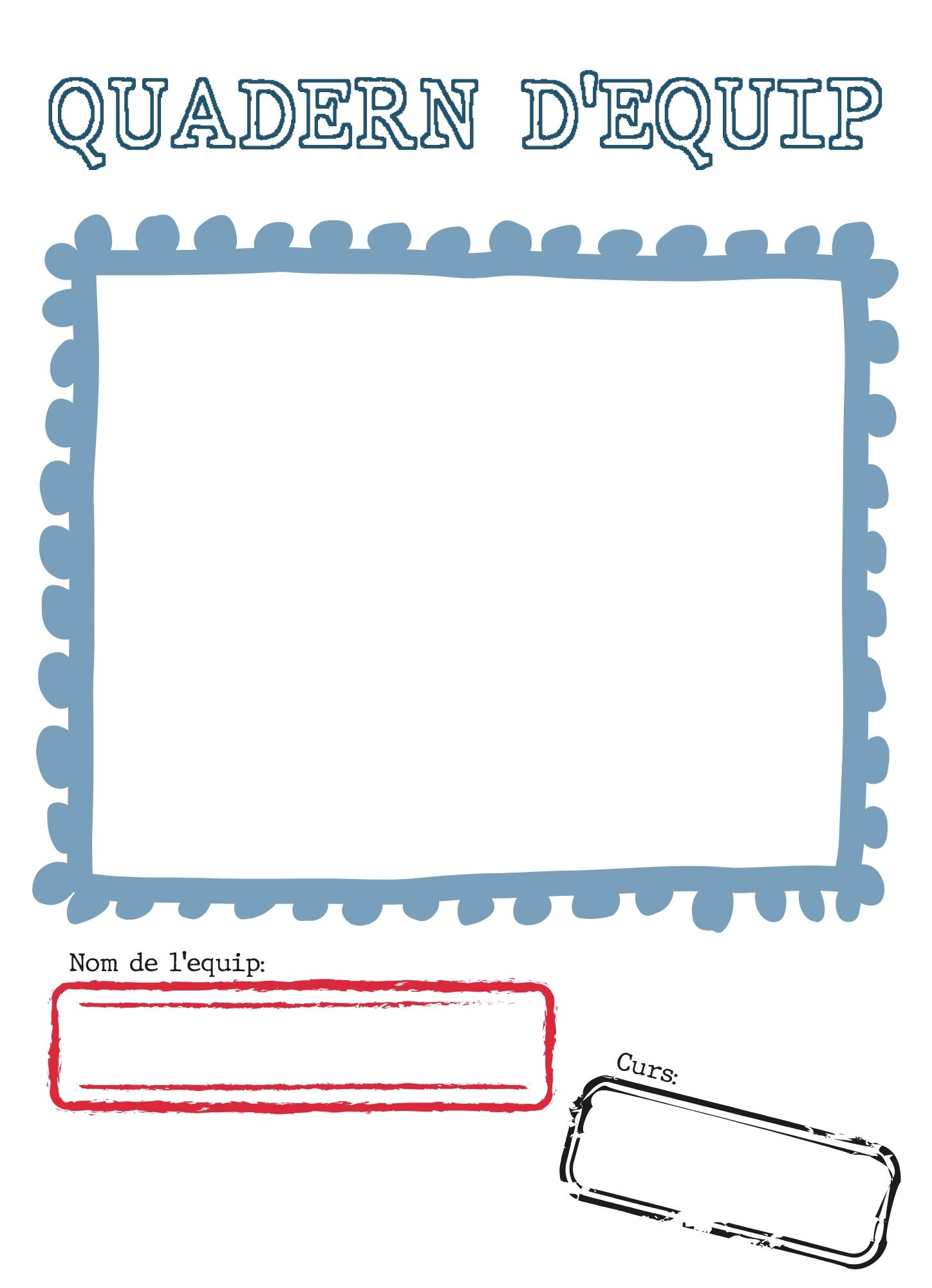 QUADERN D'EQUIP PER A L'APRENENTATGE COOPERATIU