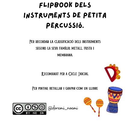 FLIPBOOK instruments de petita percussió