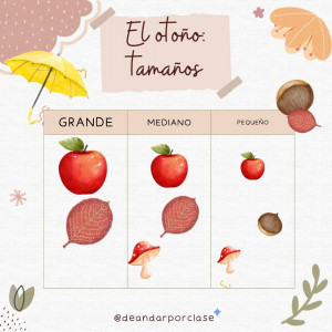 El otoño y sus tamaños