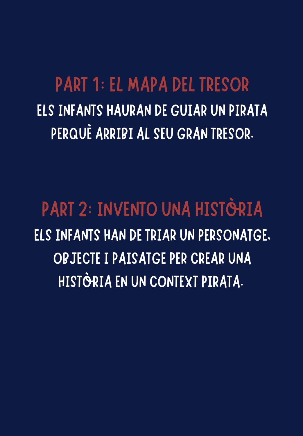 ESCRIPTURA CREATIVA pirates