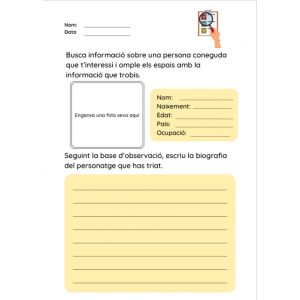 Escriure una biografia