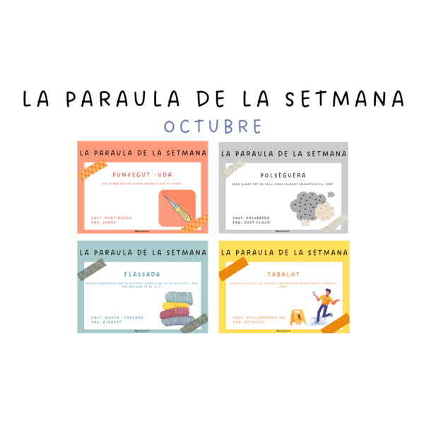 Paraula de la setmana - Octubre