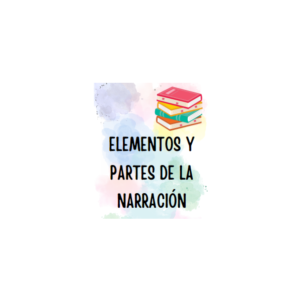 Infografía partes y elementos de la narración