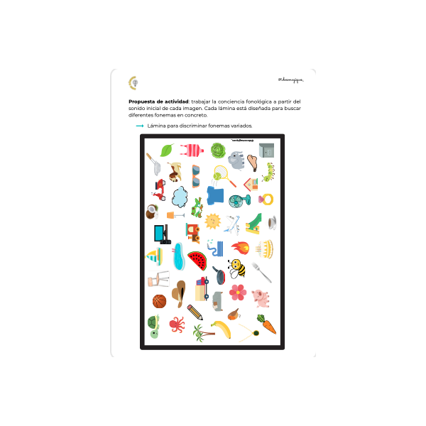 LÁMINAS CONCIENCIA FONOLÓGICA