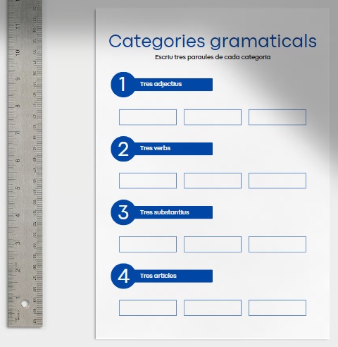 Categories gramaticals