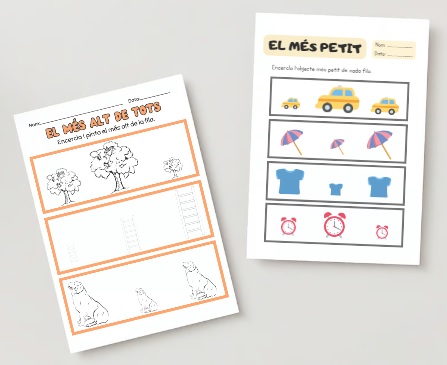 Comparació de mesures: gran o petit?