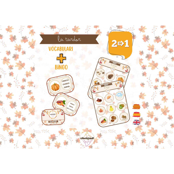 BINGO + VOCABULARI. La tardor