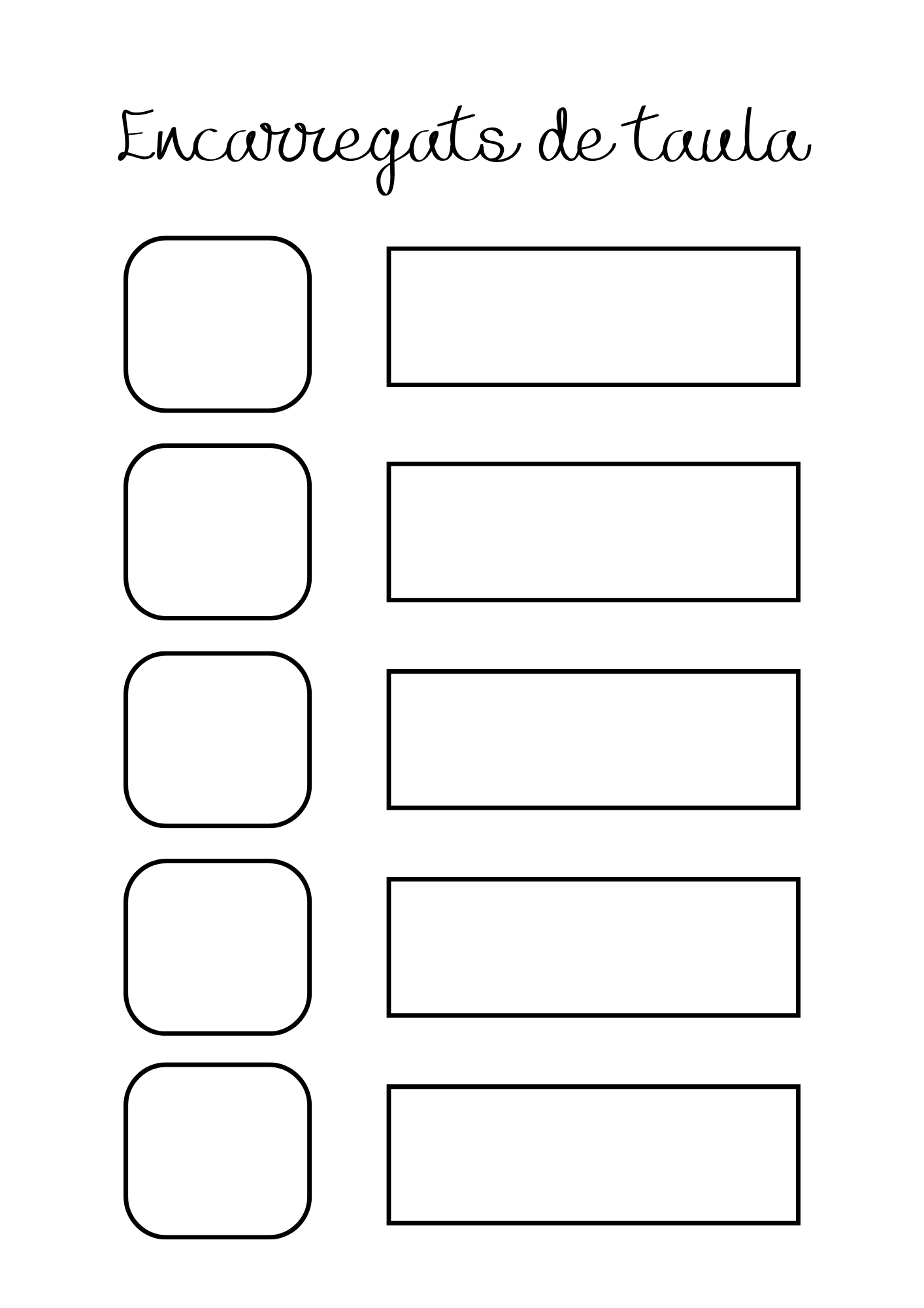 ENCARREGATS DE TAULA