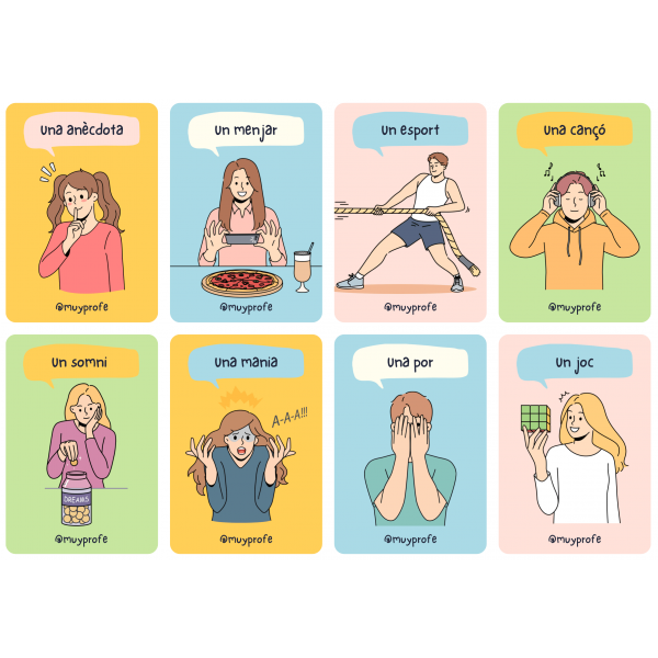 JOC DE CARTES PER ALS PRIMERS DIES DE CLASSE