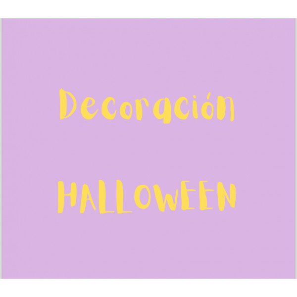 Decoración Halloween
