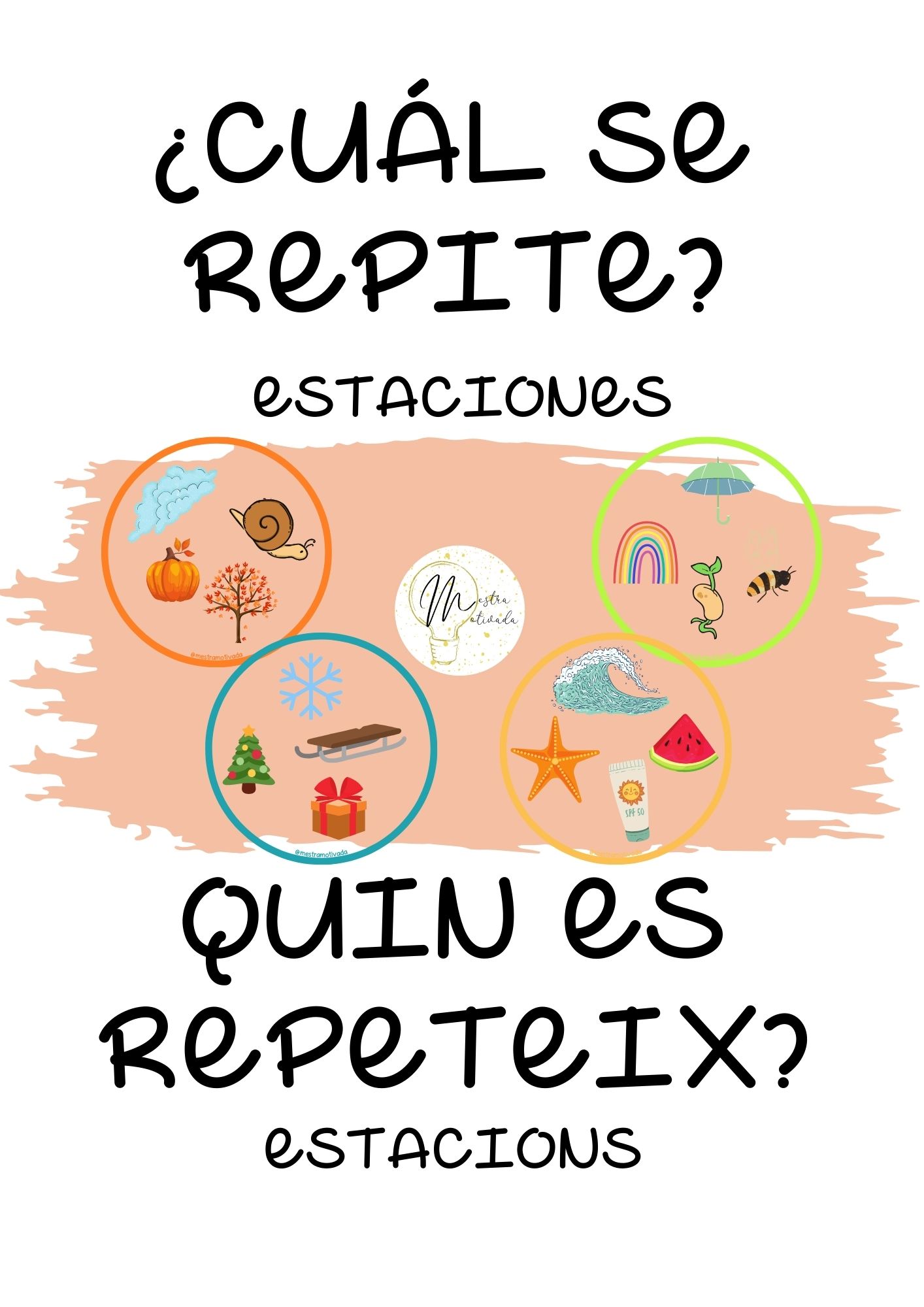 ¿Cuál se repite? Estaciones
