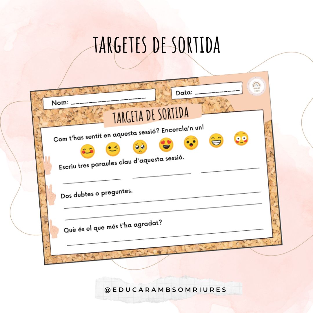 TARGETES DE SORTIDA (EXIT TICKETS)