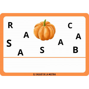 Ordena les lletres tardor