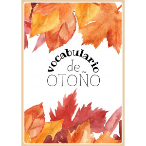 Targetas de vocabulario de OTOÑO