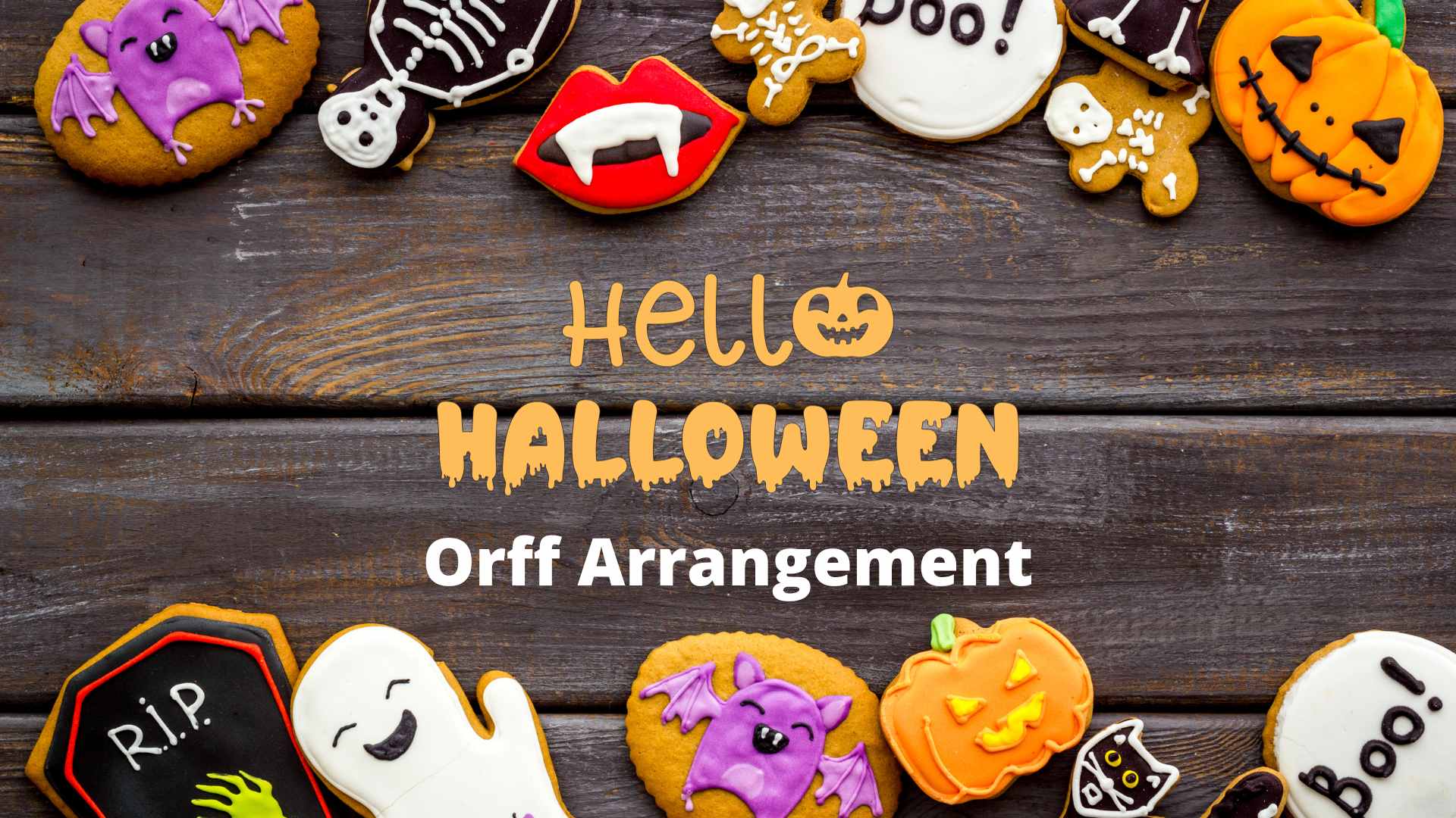 Partitura para interpretar con instrumentación Orff