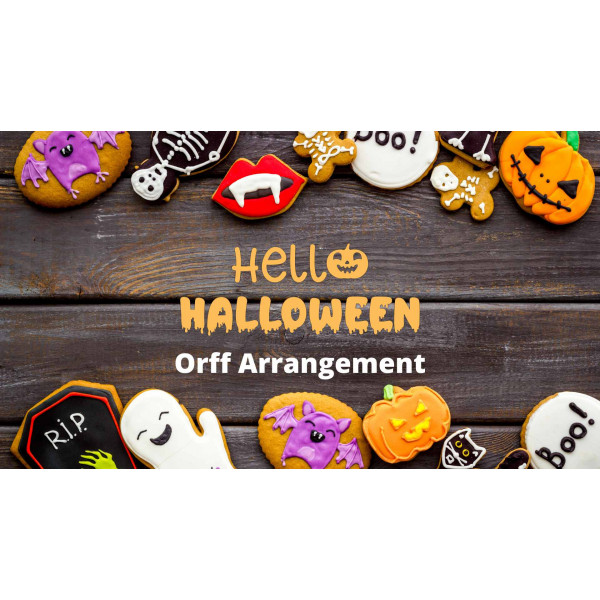 Partitura para interpretar con instrumentación Orff