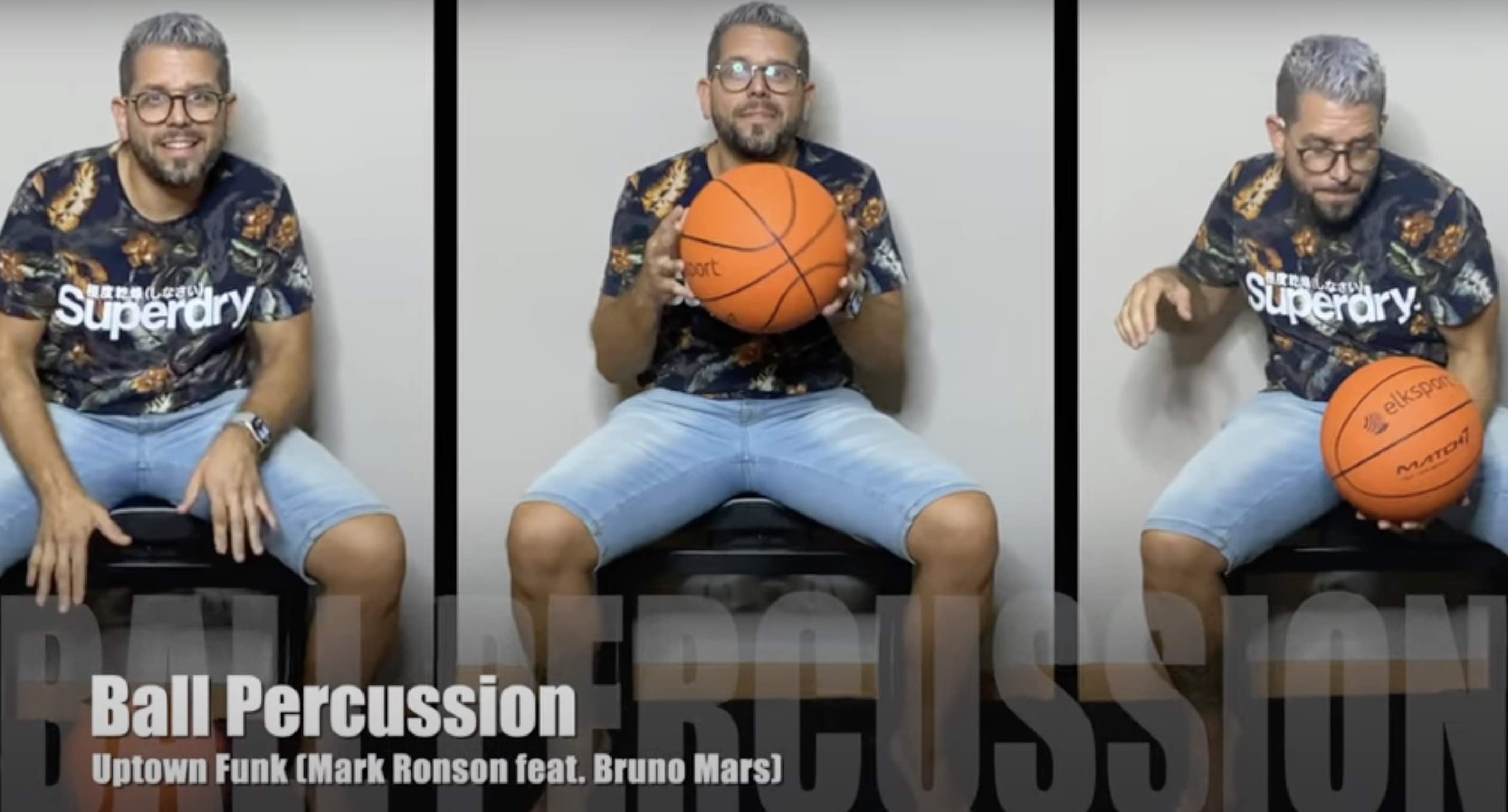 Partitura de Percusión con Pelotas de Baloncesto