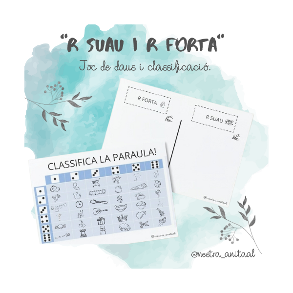 Joc de daus "R SUAU I R FORTA"