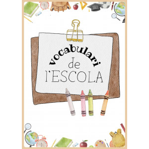 Targetes de vocabulari de l'ESCOLA