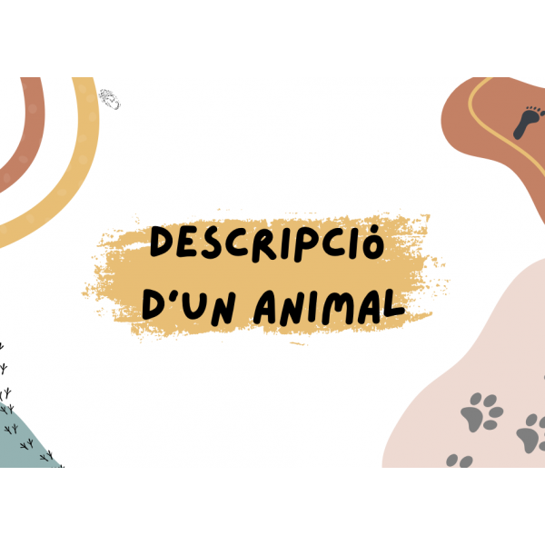 Descripció d'un animal (tipologia textual) -CAT