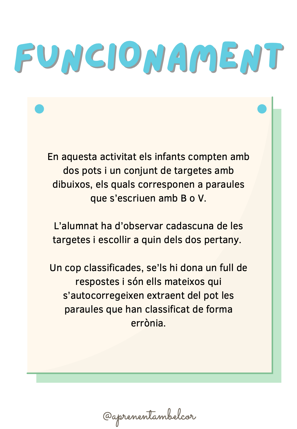 Tarjetas ortográficas - La B y la V - CAT