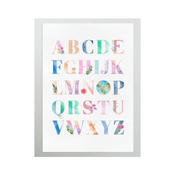 Cartel del abecedario