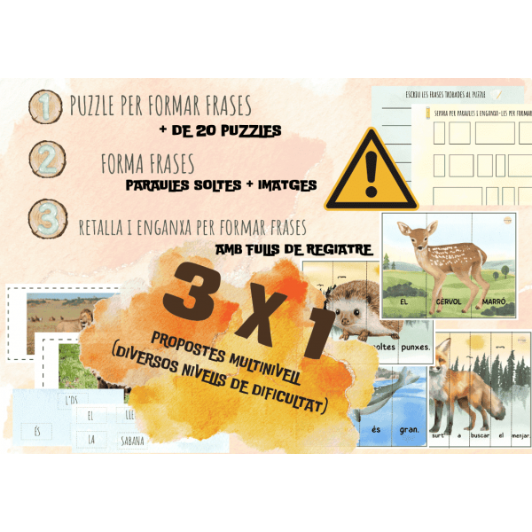 PROPOSTES PER FORMAR FRASES. MULTINIVELL