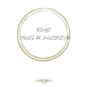 BINGO TAULES DE MULTIPLICAR CATALÀ