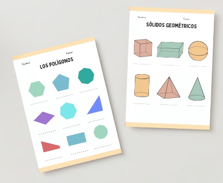 Actividades de polígonos y sólidos geométricos