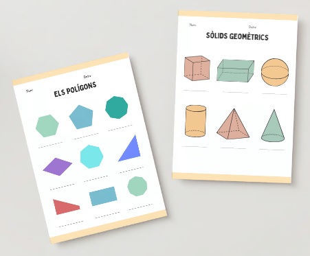 Activitats sobre polígons i cossos geomètrics