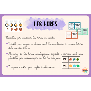 Practiquem les hores
